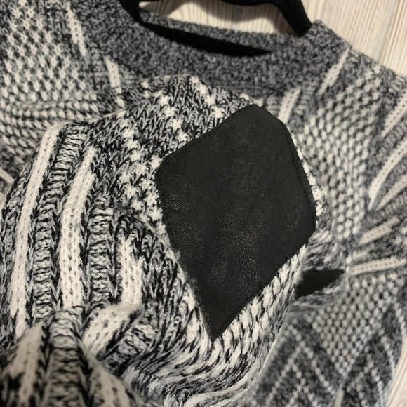 Vintage Alvin Josef Leather Detailed Knit Sweater - Picture 4 of 5
